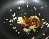 ほうれん草とパセリのペペロンチーノ作り方4写真