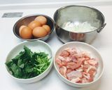 とろふわ！めんつゆを使った基本の親子丼作り方1写真