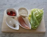 離乳食に♪キャベトマ＆押し麦スープ作り方1写真