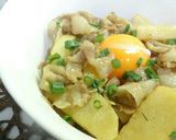 簡単旨い♡豚肉と長いものトロっと甘辛丼作り方5写真