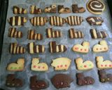 簡単♪サクサク&しましま型抜きクッキー♪作り方8写真