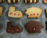 簡単♪サクサク&しましま型抜きクッキー♪作り方9写真