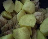 鶏モモとじゃがいも・・・だけ作り方3写真