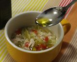 離乳食に♪キャベトマ＆押し麦スープ作り方6写真