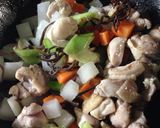 鶏肉と根菜の炒め煮作り方4写真