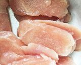 鶏胸肉で！チキンケチャップ炒め作り方1写真