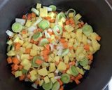 新鮮トマトの野菜スープ【カナダ料理】作り方4写真