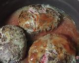 無加水鍋でケチャップ煮込ハンバーグ作り方5写真