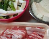 豚バラとコンソメなのに♪すき焼き作り方1写真