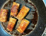 簡単！厚揚げの肉巻き(^O^)v作り方5写真