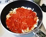 カニ缶で！トマトクリームパスタ作り方4写真