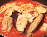 ささ身と茄子の豆板醤トマト煮作り方5写真
