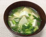 たけのこの穂先と豆腐の味噌汁作り方3写真