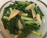 たけのこ と 小ネギのごま油和え作り方4写真