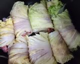 トマトスープの豚こまロール白菜作り方5写真