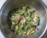 簡単　美味しい　野菜たっぷりニラ饅頭作り方3写真