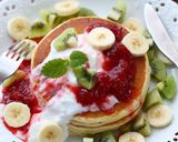 ふかふかしっとりパンケーキ♪ホットケーキ作り方17写真