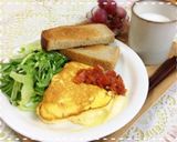 休日の朝食に♡ふわふわスフレオムレツ作り方8写真