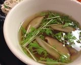 味わい深い、ごぼうと椎茸と水菜のスープ作り方4写真