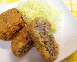 春キャベツのふわふわメンチカツ作り方7写真