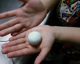 絹ごし豆腐入りヘルシーみたらしだんご♪作り方3写真