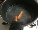 ハンバーグと人参のグラッセ作り方2写真
