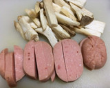 エリンギとおさかなハンバーグのバター炒め作り方2写真