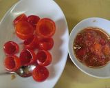 まるごとトマトのミートカレー作り方1写真