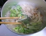 簡単 山東菜と もやし 椎茸の 塩スープ作り方4写真