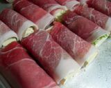 巻いて焼くだけ！豆腐と大葉の肉巻き作り方3写真