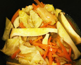 柚子胡椒香る水菜とエリンギの和風パスタ作り方5写真