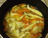 柚子胡椒香る水菜とエリンギの和風パスタ作り方6写真