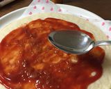 エバラ焼肉のたれでピザ作り方3写真
