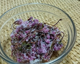 農園レシピ・さくらの花の塩漬けつくろ♪作り方5写真