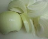 HMで玉ねぎとサラミの惣菜風パン？作り方1写真