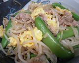 ＊スナップエンドウと豚肉の炒め物＊作り方11写真