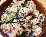 ♡豚とニラの和風プルコギ丼♡作り方5写真