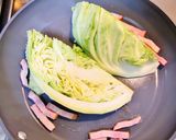 ✿春キャベツとベーコンのフライパン焼き✿作り方2写真