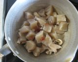 鶏皮と蒟蒻のピリ辛味噌煮作り方3写真