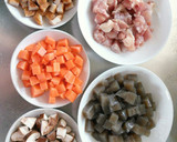 ごぼうと鶏肉たっぷり♡五目中華炒め煮作り方2写真