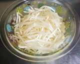 もやしとほうれん草のナムル風おひたし作り方1写真
