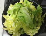 糖質0麺で春キャベツと生ハムのパスタ作り方2写真