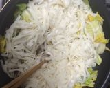 糖質0麺で春キャベツと生ハムのパスタ作り方3写真