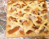 煮物で照りチキピザ風＊筍のマヨトースト作り方2写真