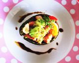 幸せのブランチ♪アボカドのハワイアン風。作り方7写真