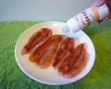 カルシウム豊富！おもしろ　ささみdeピザ作り方3写真