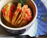 塩トマトdeアコーディオンポテト作り方6写真