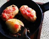塩トマトdeアコーディオンポテト作り方7写真