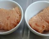 すぐ作ってすぐ食べられる☆2種の鶏はむ作り方1写真