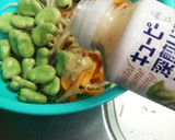 もやしと人参と空豆のゴマどれ作り方9写真